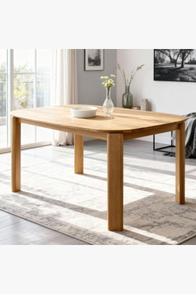 Designový drevený jedálenský stôl 160 x 90 cm